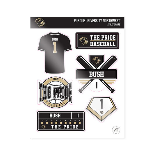 PNW - NCAA Baseball : Gabe Bush - Sticker Sheet-0