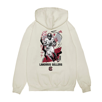 South Carolina - NCAA Football : LaNorris Sellers - Graphic Premium Hooded Sweatshirt-1