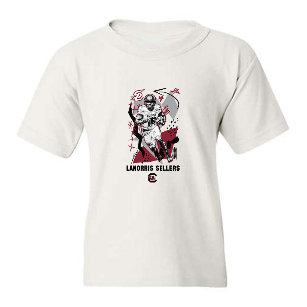 South Carolina - NCAA Football : LaNorris Sellers - Graphic Youth T-Shirt-0