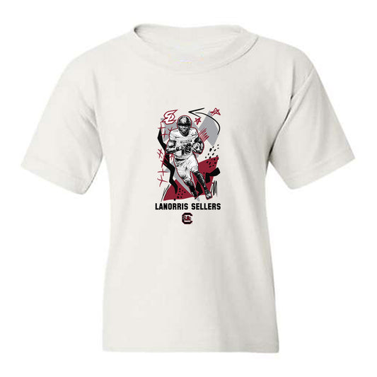 South Carolina - NCAA Football : LaNorris Sellers - Graphic Youth T-Shirt-0