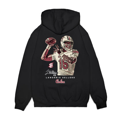 South Carolina - NCAA Football : LaNorris Sellers - Graphic Premium Hooded Sweatshirt-1