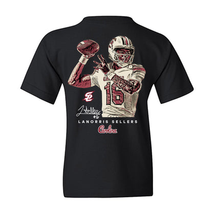 South Carolina - NCAA Football : LaNorris Sellers - Graphic Youth T-Shirt-1