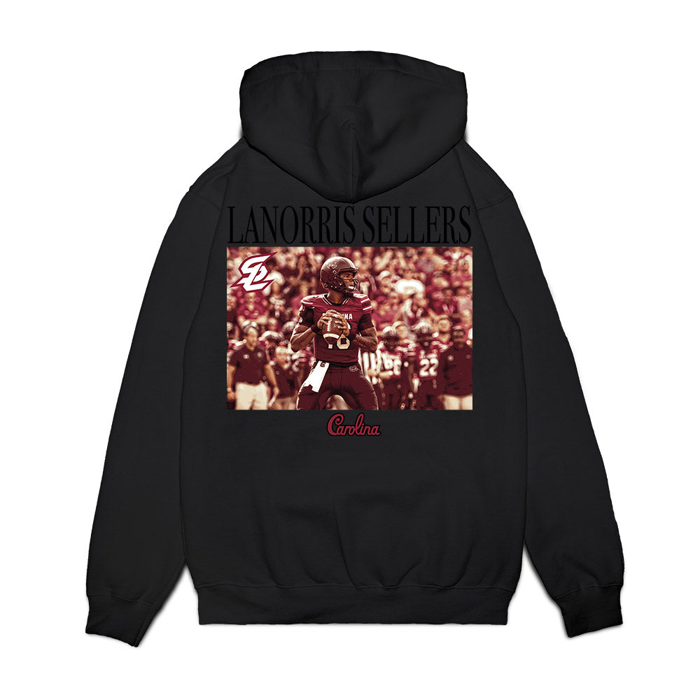 South Carolina - NCAA Football : LaNorris Sellers - Graphic Premium Hooded Sweatshirt-1