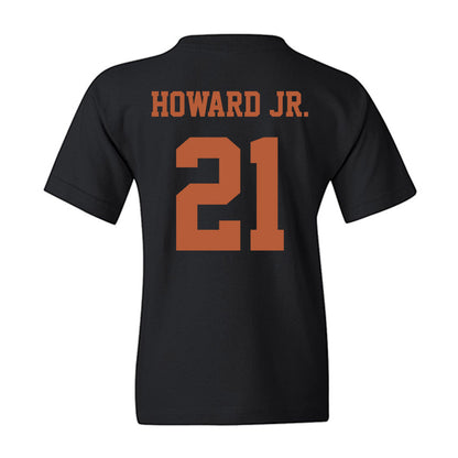 Texas - NCAA Football : Hayward Howard Jr. - Hook 'Em Horns Classic Shersey Youth T-Shirt-1