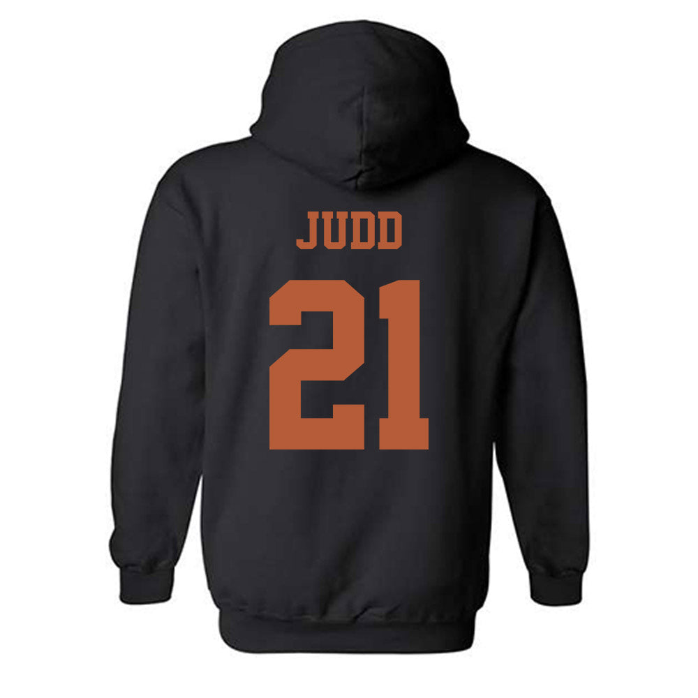 Texas - NCAA Women's Basketball : Ashton Judd - Classic Shersey Hooded Sweatshirt-1