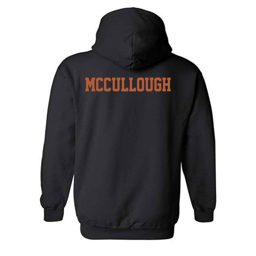 Texas - NCAA Men's Cross Country : Kai McCullough - Hook 'Em Horns Classic Shersey Hooded Sweatshirt-1