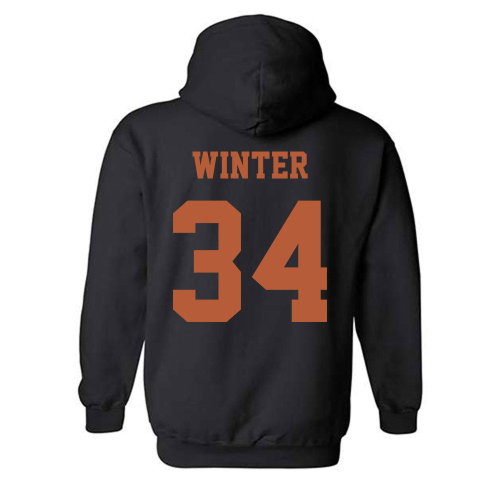 Texas - NCAA Baseball : Michael Winter - Classic Shersey Hooded Sweatshirt-1