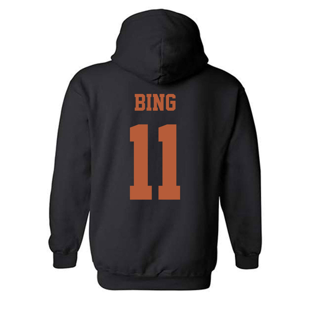 Texas - NCAA Baseball : Kade Bing - Classic Shersey Hooded Sweatshirt-1