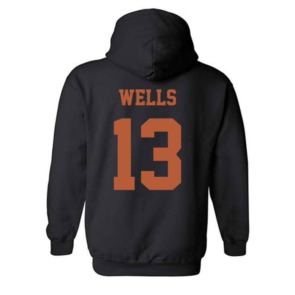 Texas - NCAA Softball : Hannah Wells - Classic Shersey Hooded Sweatshirt-1
