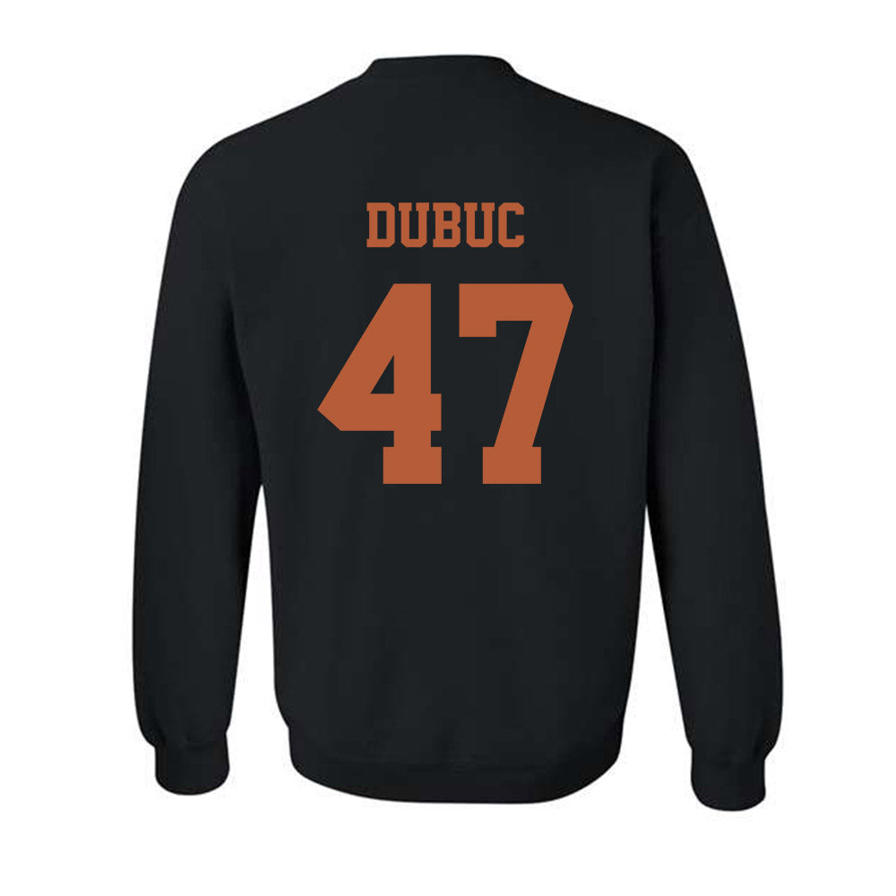 Texas - NCAA Football : Trey Dubuc - Classic Shersey Crewneck Sweatshirt-1