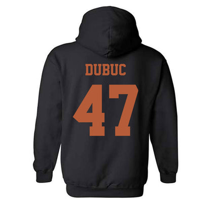 Texas - NCAA Football : Trey Dubuc - Classic Shersey Hooded Sweatshirt-1
