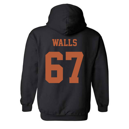 Texas - NCAA Baseball : Brody Walls - Classic Shersey Hooded Sweatshirt-1