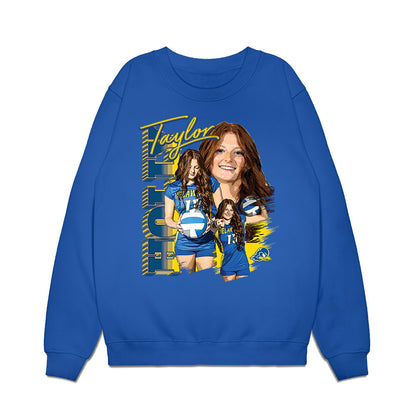 Delaware - NCAA Women's Volleyball : Taylor Holly - Collage Premium Crewneck Sweatshirt-0