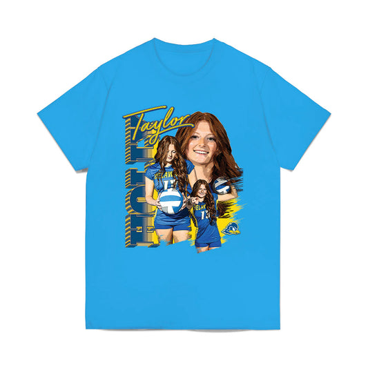 Delaware - NCAA Women's Volleyball : Taylor Holly - Collage Comfort Colors T-Shirt-0
