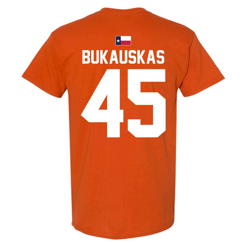 Texas - NCAA Football : Mikey Bukauskas - Hook 'Em T-Shirt-2