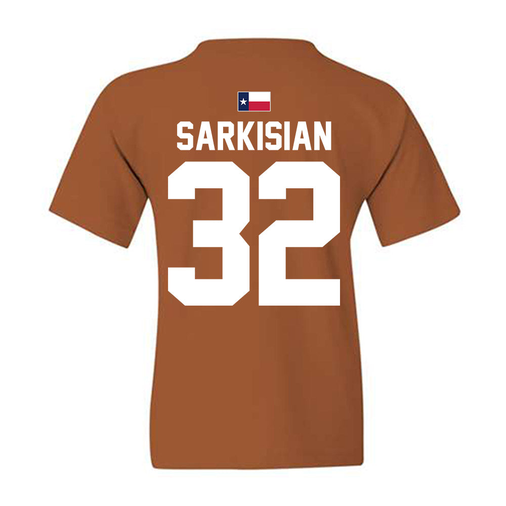 Texas - NCAA Football : Brady Sarkisian - Hook 'Em Youth T-Shirt-2