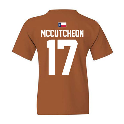 Texas - NCAA Football : Daylan McCutcheon - Hook 'Em Youth T-Shirt-2
