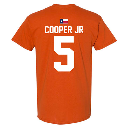 Texas - NCAA Football : Derrek Cooper jr - Hook 'Em T-Shirt-2