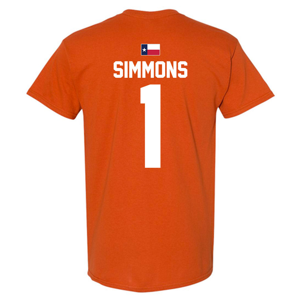 Texas - NCAA Football : Colin Simmons - Hook 'Em T-Shirt-2