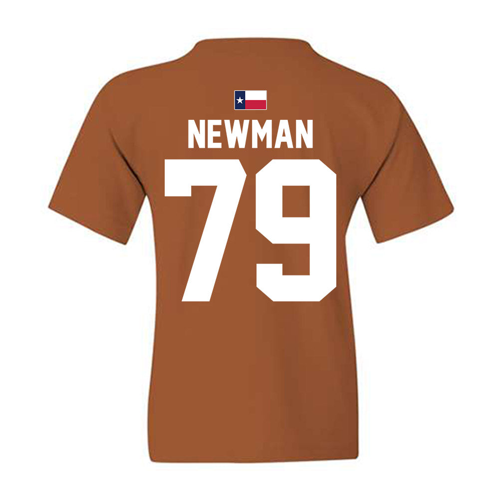 Texas - NCAA Football : Jonte Newman - Hook 'Em Youth T-Shirt-2