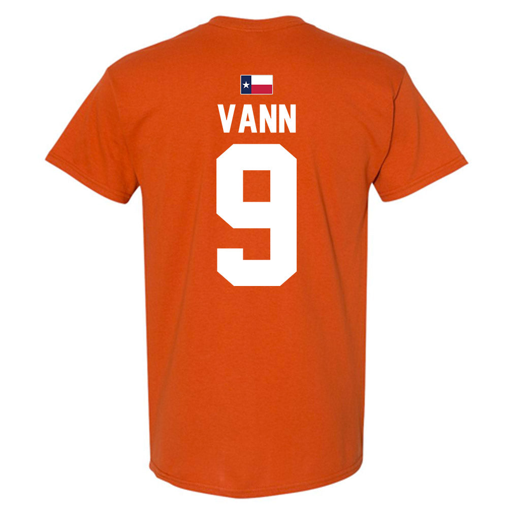 Texas - NCAA Women's Basketball : Zya Vann - Hook 'Em T-Shirt-2