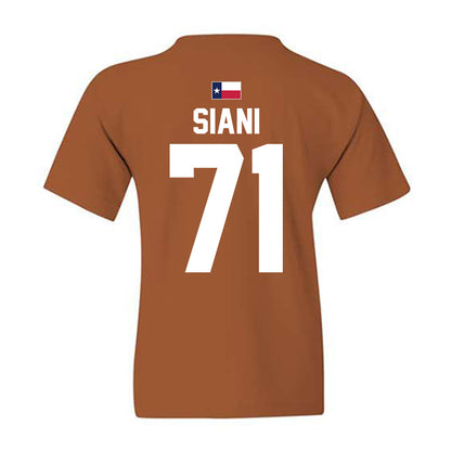 Texas - NCAA Football : Melvin Siani - Hook 'Em Youth T-Shirt-2