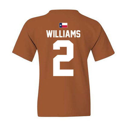 Texas - NCAA Football : Derek Williams - Hook 'Em Youth T-Shirt-2