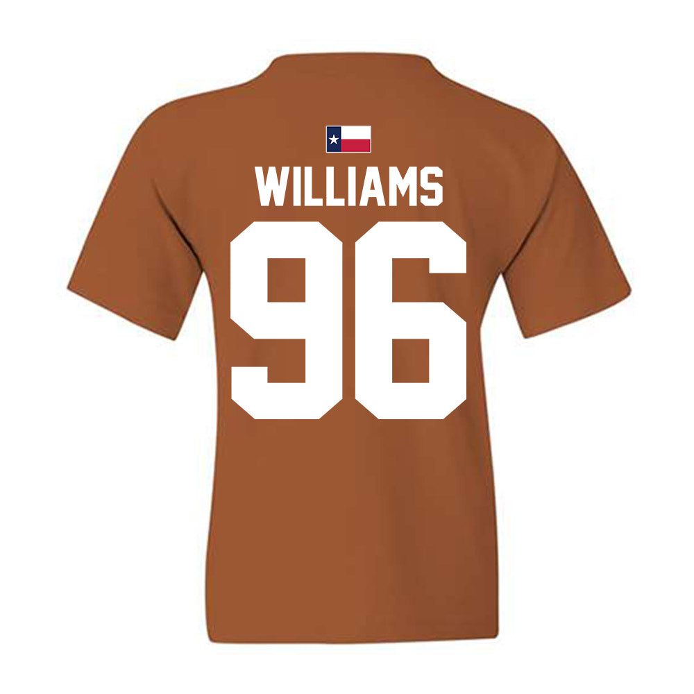Texas - NCAA Football : Zion Williams - Hook 'Em Youth T-Shirt-2