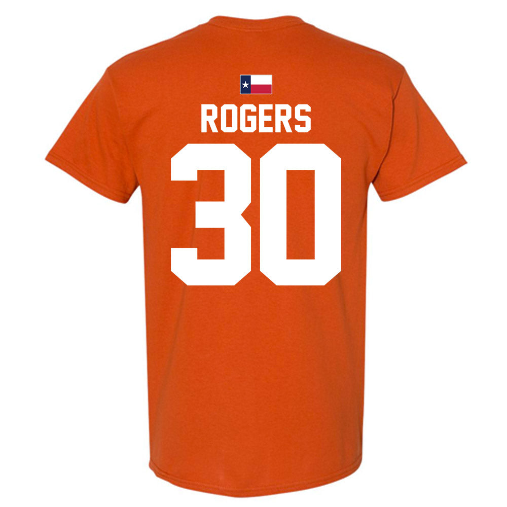 Texas - NCAA Baseball : Kaleb Rogers - Hook 'Em T-Shirt-2