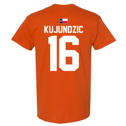 Texas - NCAA Women's Volleyball : Anja Kujundzic - Hook 'Em T-Shirt-2