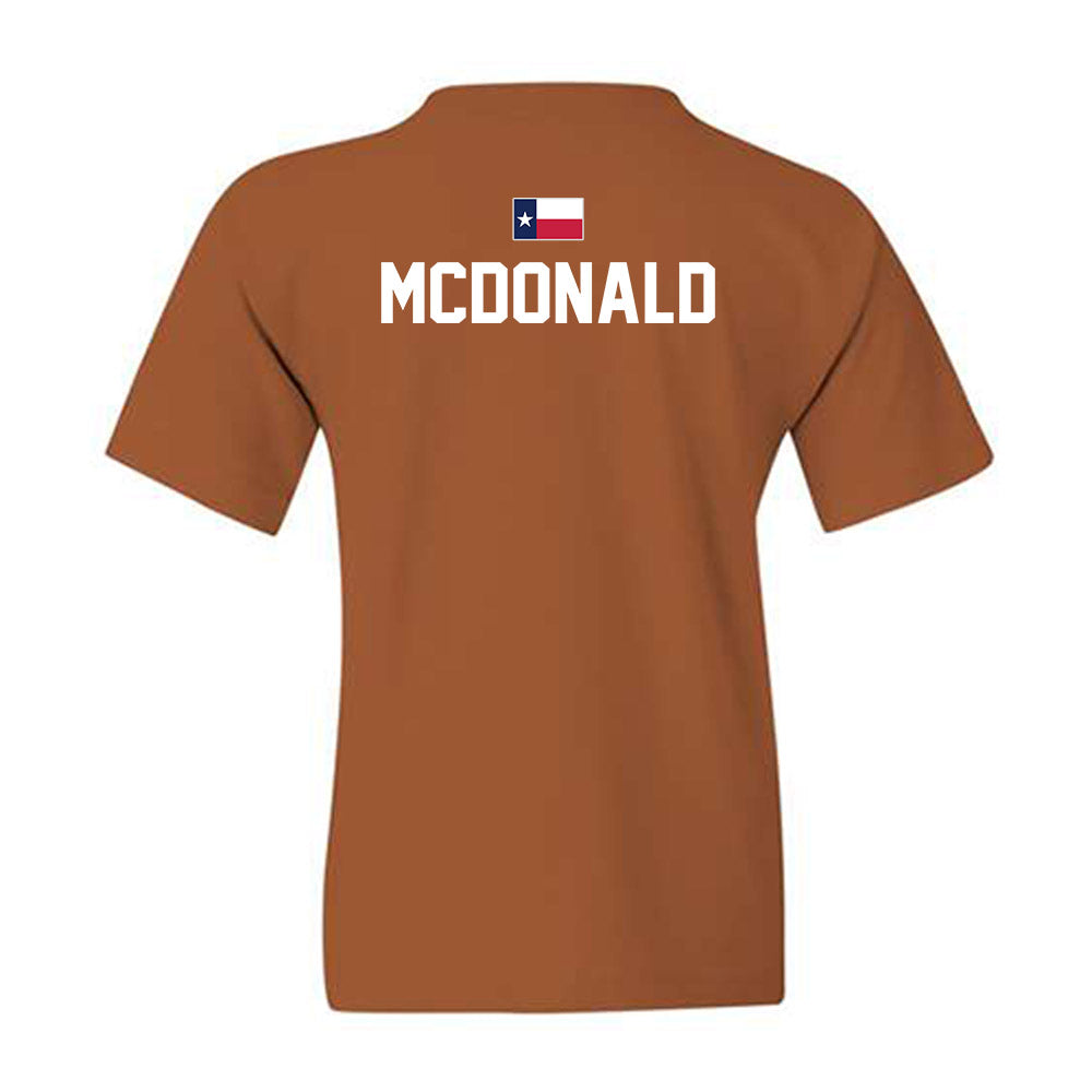 Texas - NCAA Women's Soccer : Ava McDonald - Hook 'Em Youth T-Shirt-2