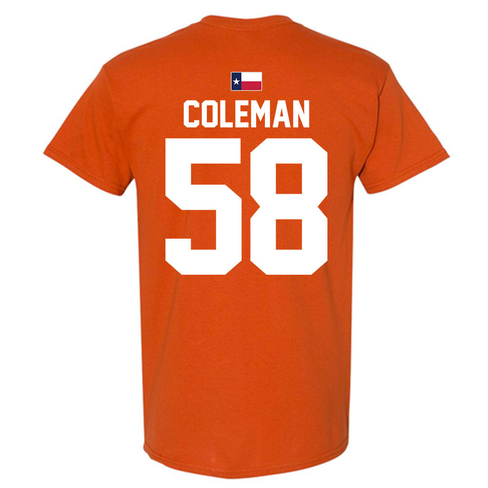 Texas - NCAA Football : Devin Coleman - Hook 'Em T-Shirt-2