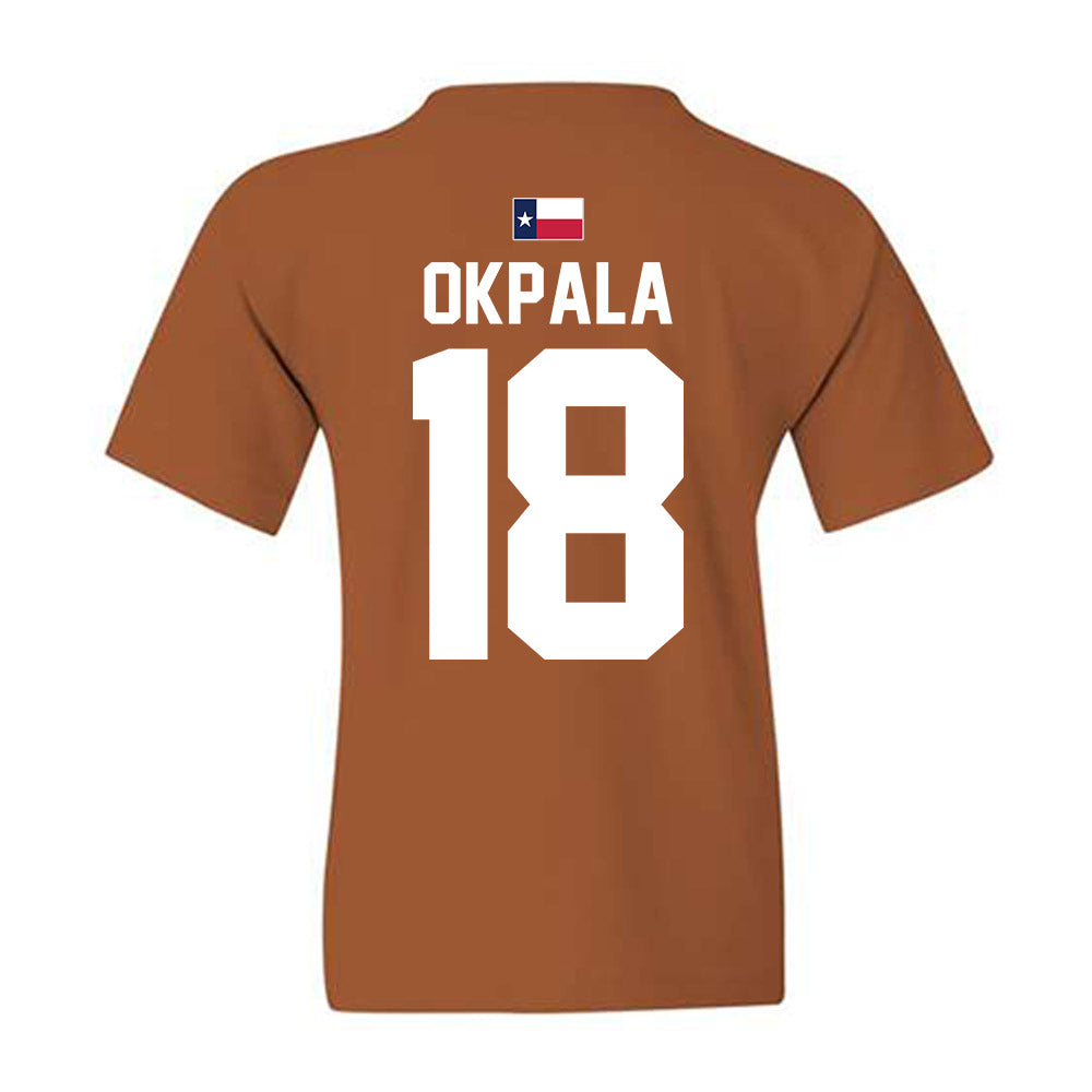 Texas - NCAA Football : Kosi Okpala - Hook 'Em Youth T-Shirt-2