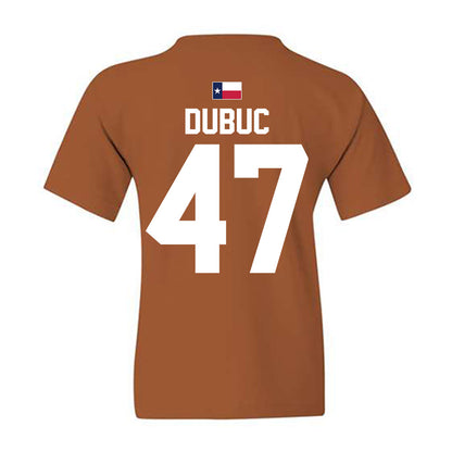 Texas - NCAA Football : Trey Dubuc - Hook 'Em Youth T-Shirt-2