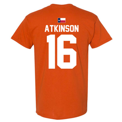 Texas - NCAA Football : Tyler Atkinson - Hook 'Em T-Shirt-2