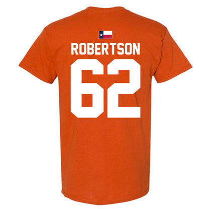Texas - NCAA Football : Connor Robertson - Hook 'Em T-Shirt-2