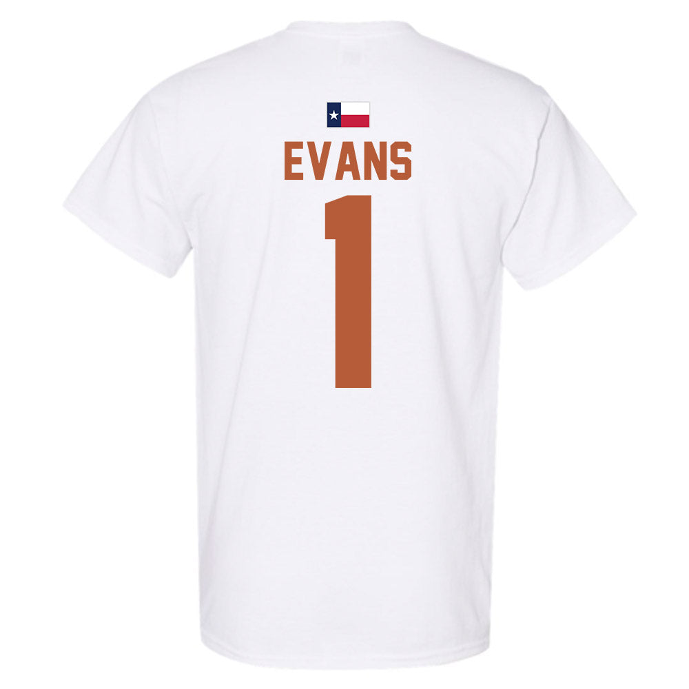 Texas - NCAA Men's Basketball : Amari Evans - Hook 'Em T-Shirt-3