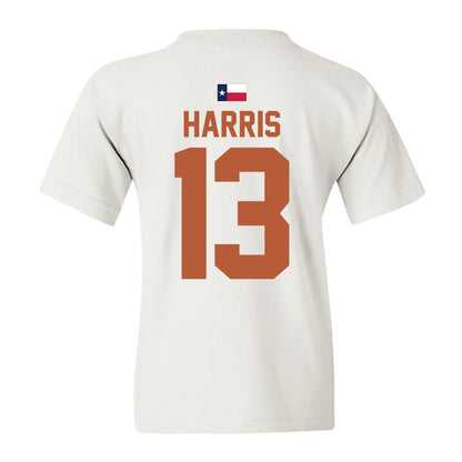 Texas - NCAA Women's Volleyball : Genevieve Harris - Hook 'Em Youth T-Shirt-3