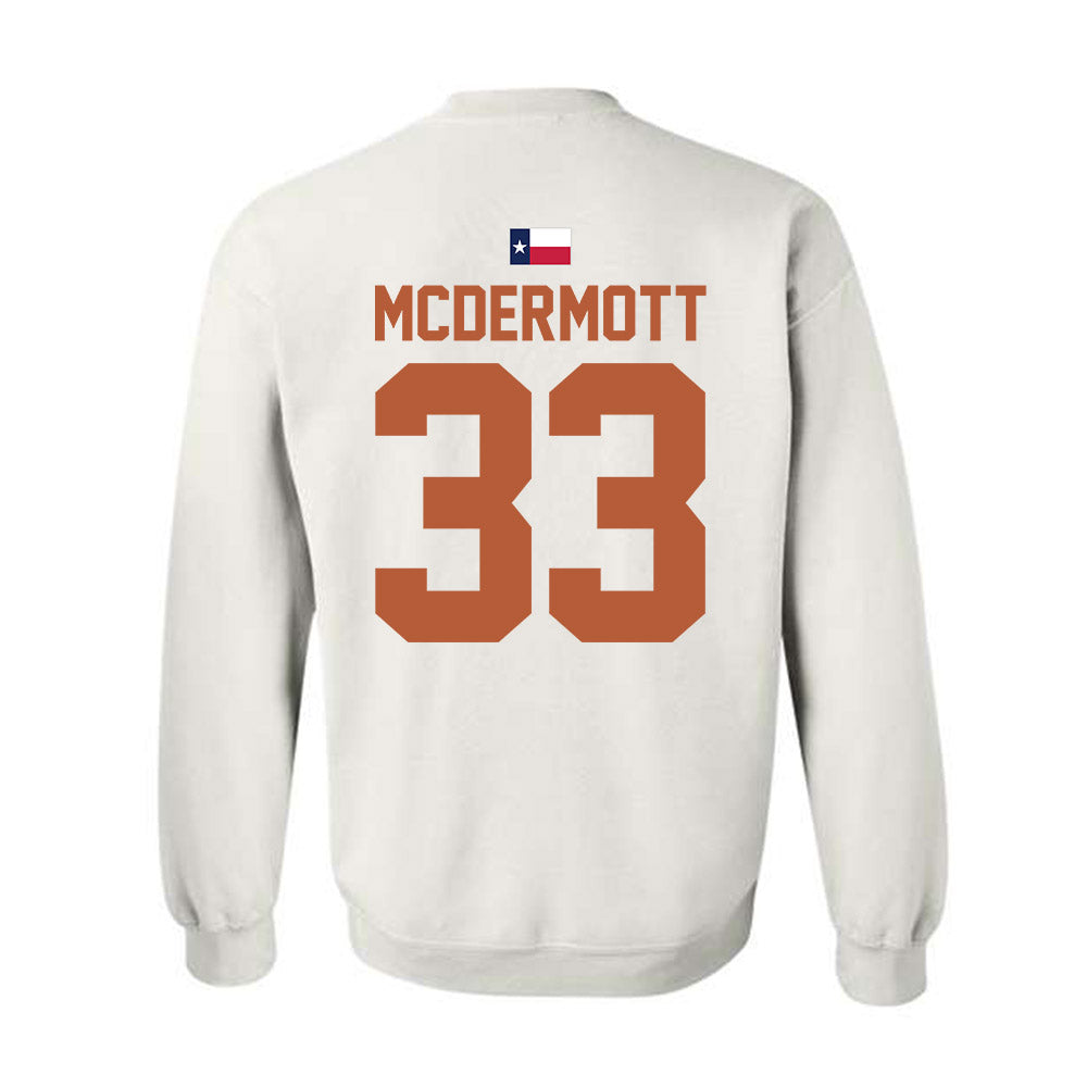 Texas - NCAA Men's Basketball : Anthon McDermott - Hook 'Em Crewneck Sweatshirt-1