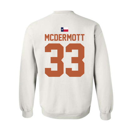 Texas - NCAA Men's Basketball : Anthon McDermott - Hook 'Em Crewneck Sweatshirt-1