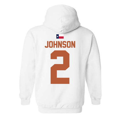 Texas - NCAA Men's Basketball : Isaiah Johnson - Hook 'Em Hooded Sweatshirt-1