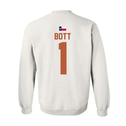 Texas - NCAA Men's Basketball : Cole Bott - Hook 'Em Crewneck Sweatshirt-1