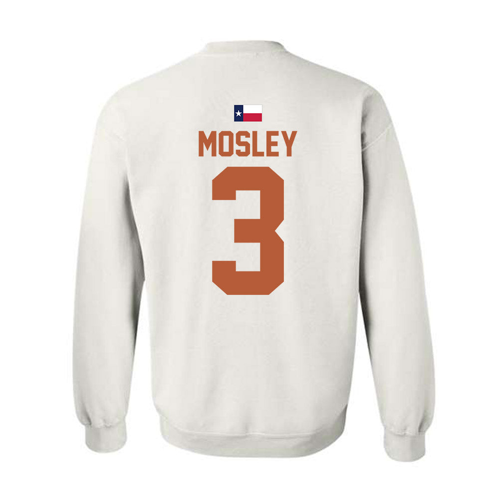 Texas - NCAA Football : Emmett Mosley - Hook 'Em Crewneck Sweatshirt-1