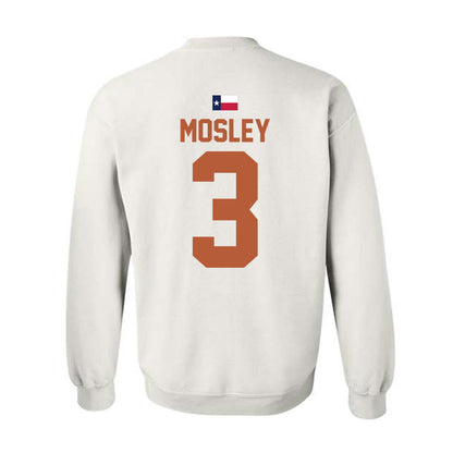Texas - NCAA Football : Emmett Mosley - Hook 'Em Crewneck Sweatshirt-1