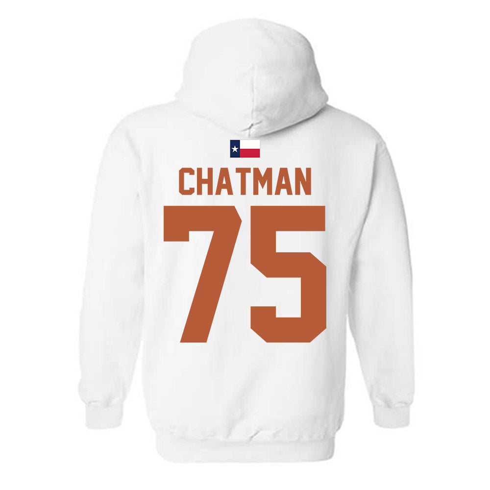 Texas - NCAA Football : Jaydon Chatman - Hook 'Em Hooded Sweatshirt-1