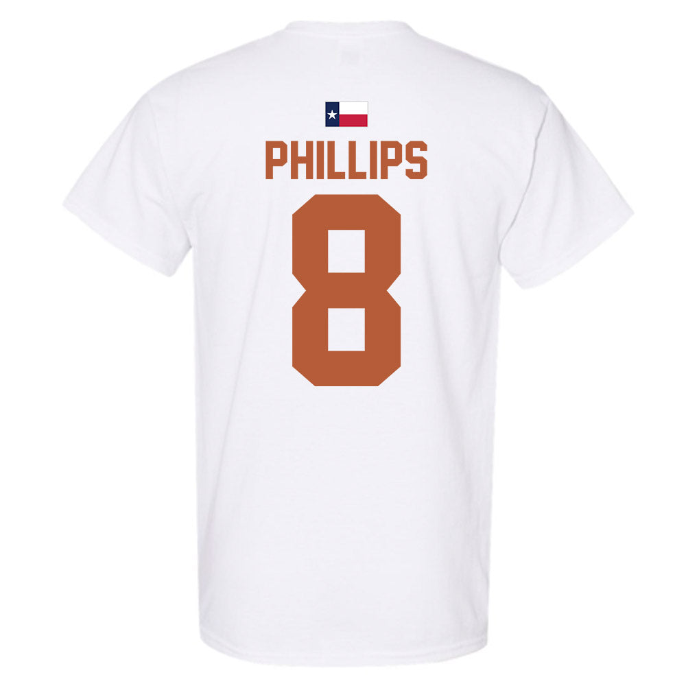 Texas - NCAA Football : Kade Phillips - Hook 'Em T-Shirt-3