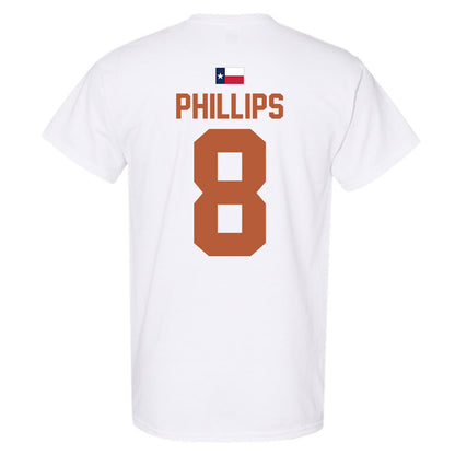Texas - NCAA Football : Kade Phillips - Hook 'Em T-Shirt-3