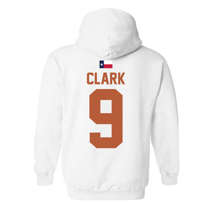Texas - NCAA Men's Basketball : John Clark - Hook 'Em Hooded Sweatshirt-1