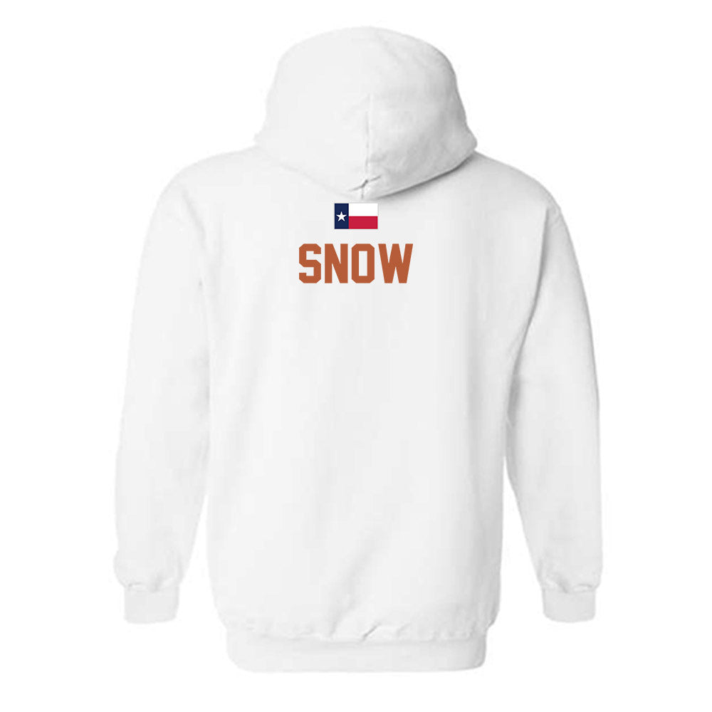 Texas - NCAA Football : Darius Snow - Hook 'Em Hooded Sweatshirt-1