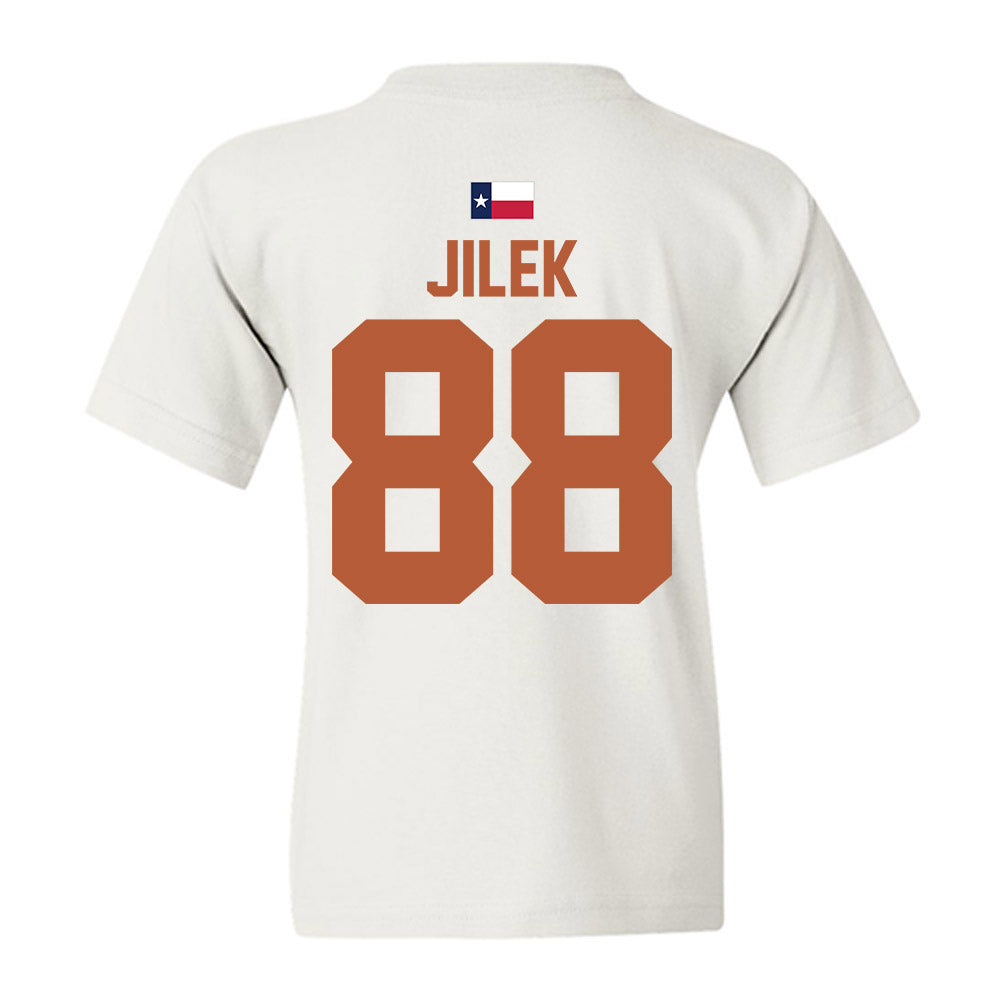 Texas - NCAA Football : Charlie Jilek - Hook 'Em Youth T-Shirt-3
